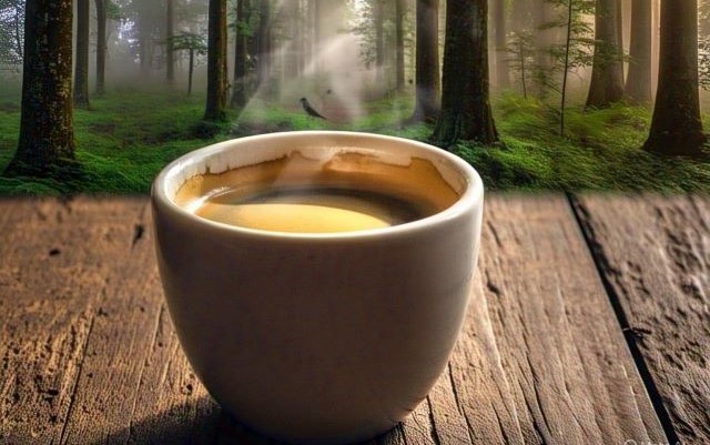 Kopi Arab dengan rempah-rempah kapulaga